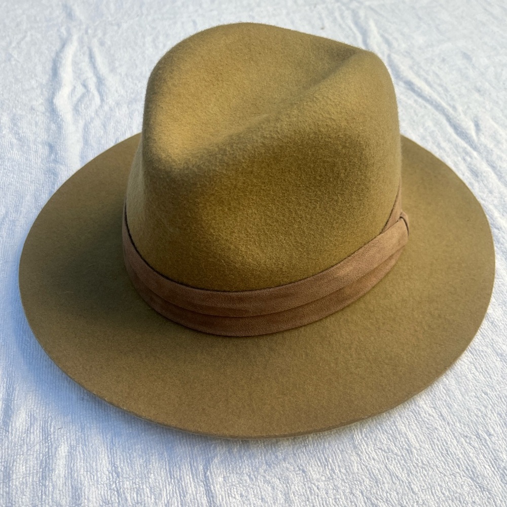 Urban Outfitters Olive Green Fedora Hat